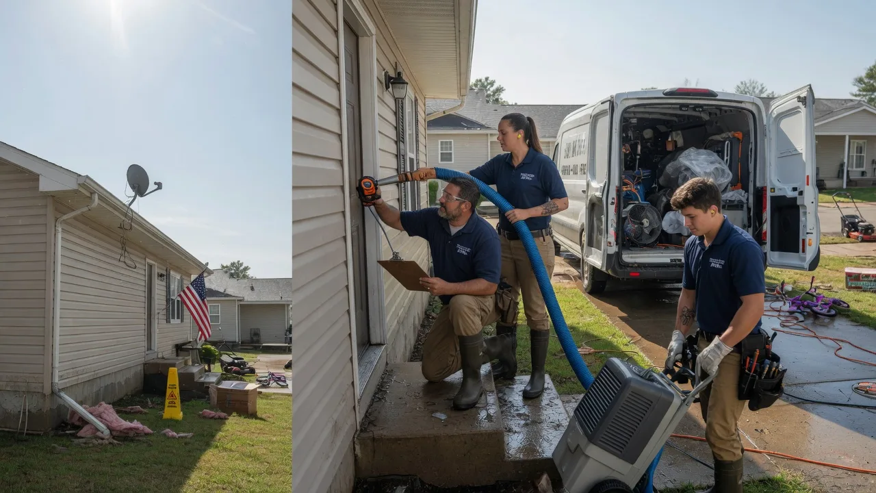 Ceiling Water Damage Restoration in Sheridan, AR near me